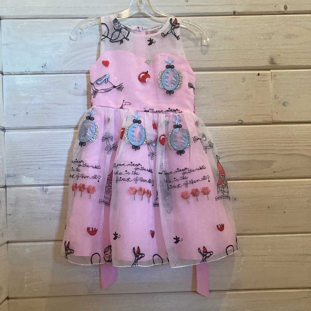 Girls Disney inspired special occasion dress